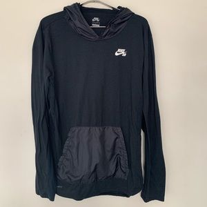 Nike SB Overlay Pullover Men's Hoodie Black L